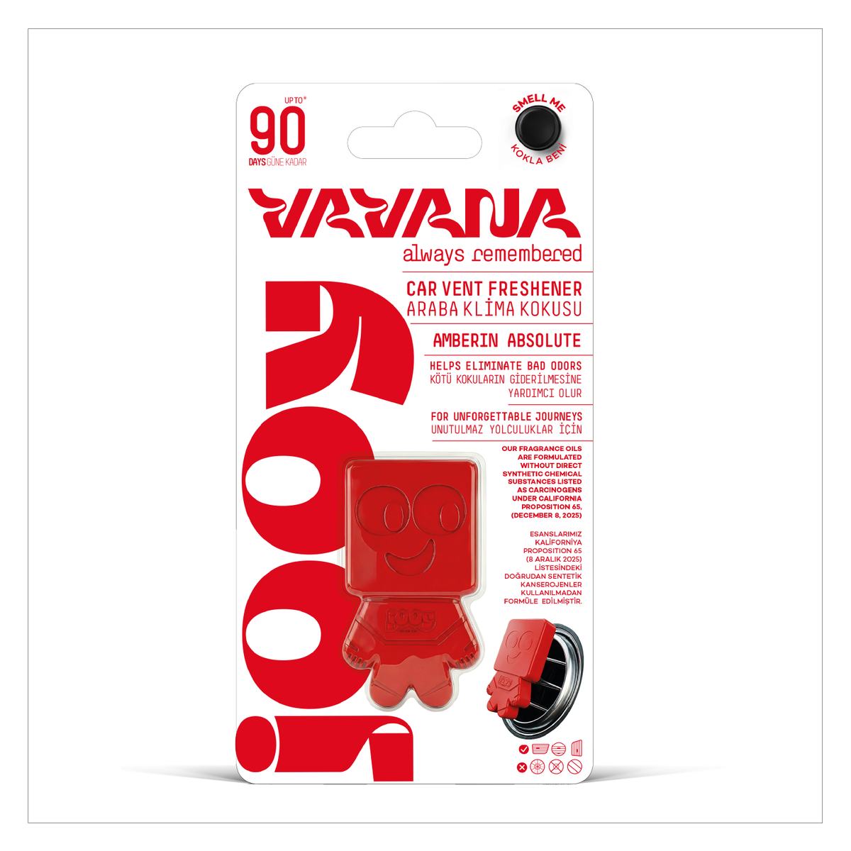 JOOY Car Air Freshener - Amberin Absolute