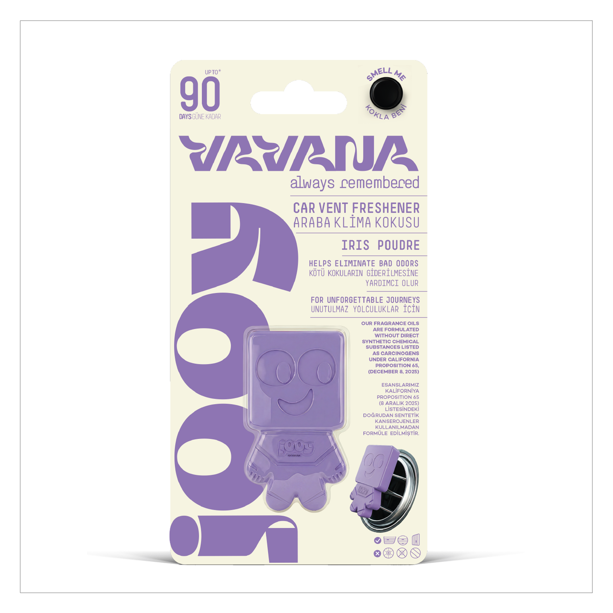 JOOY Car Air Freshener - Iris Poudre