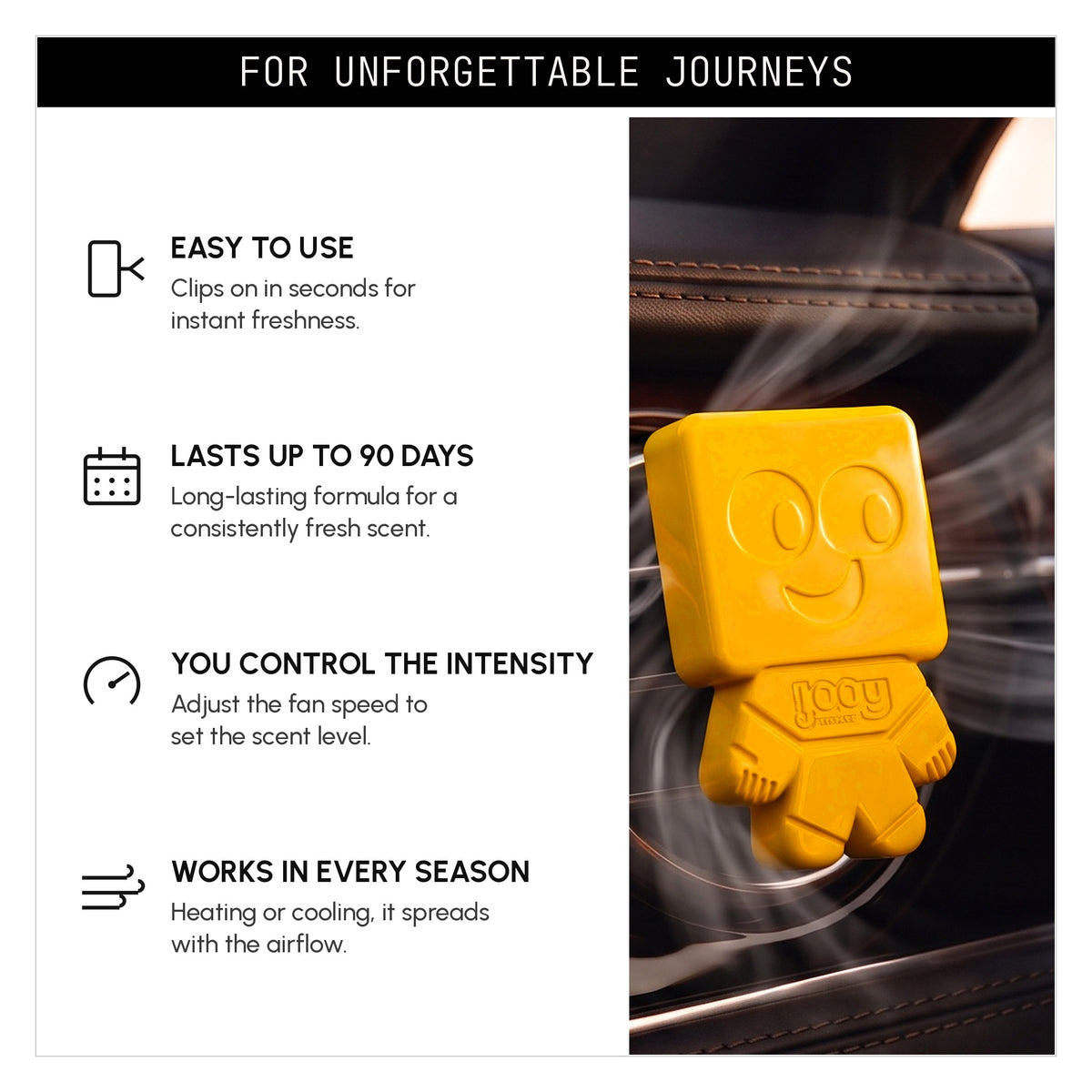 JOOY Car Air Freshener - Citrus Vetiver