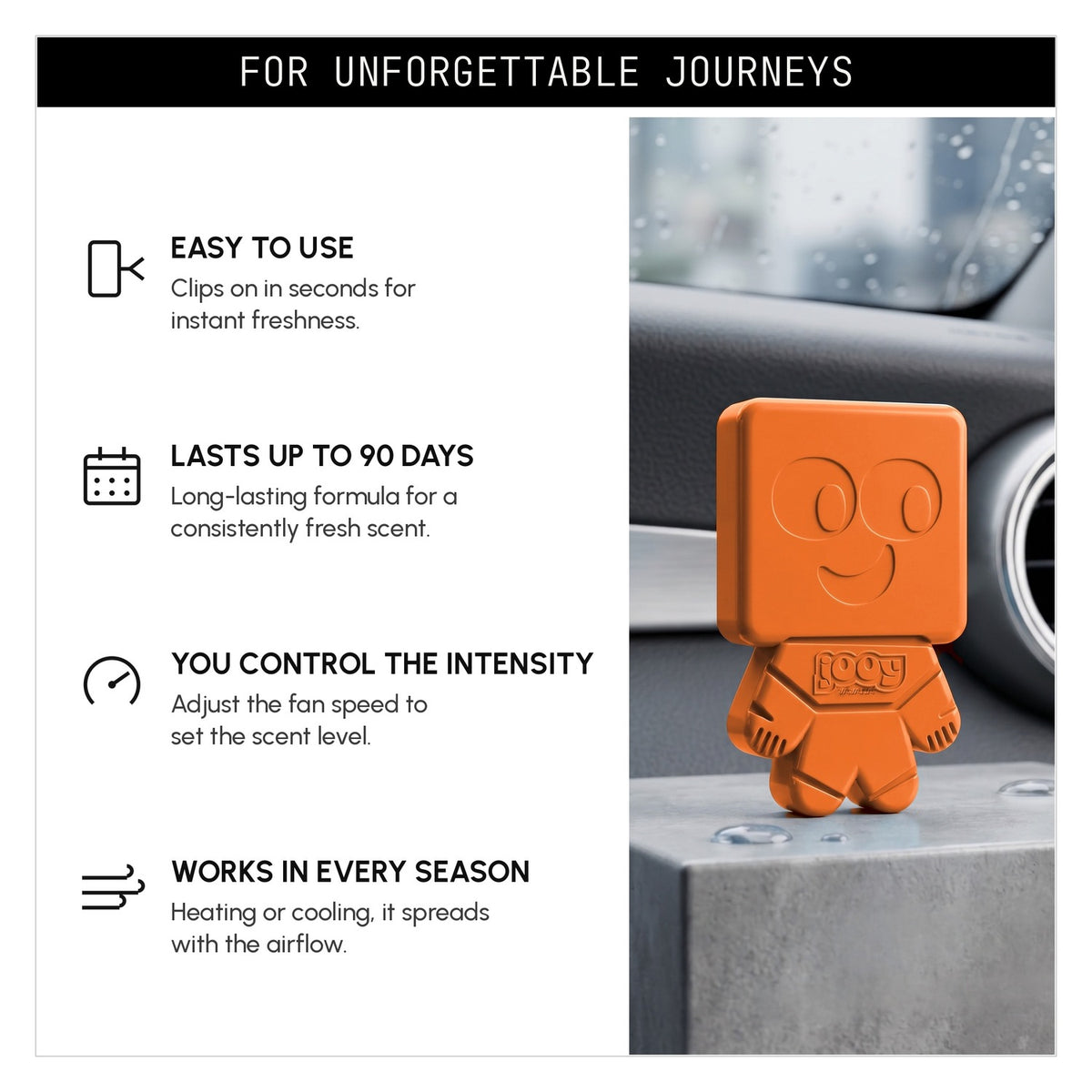 JOOY Car Air Freshener 6-Pack - Ginger Blossom