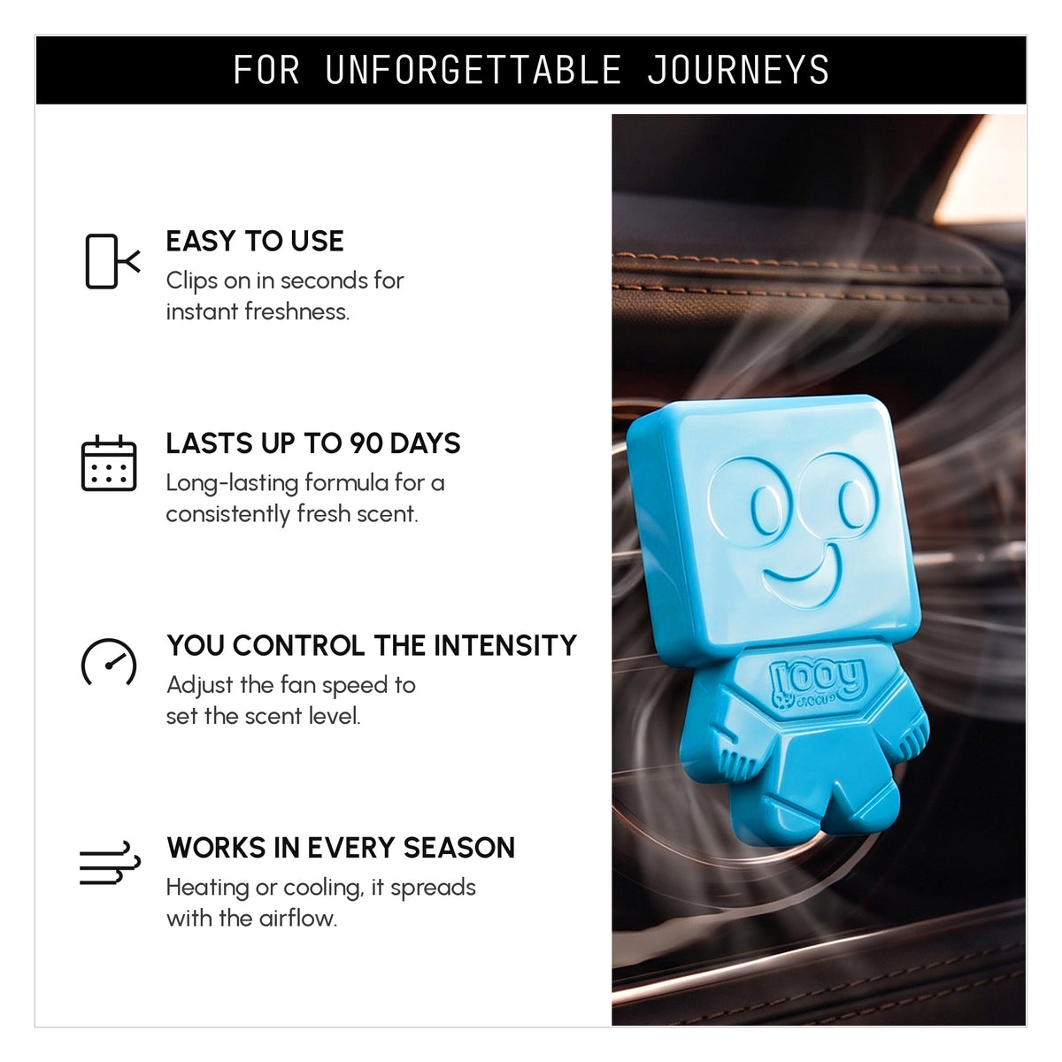 JOOY Car Air Freshener - Pure Musk