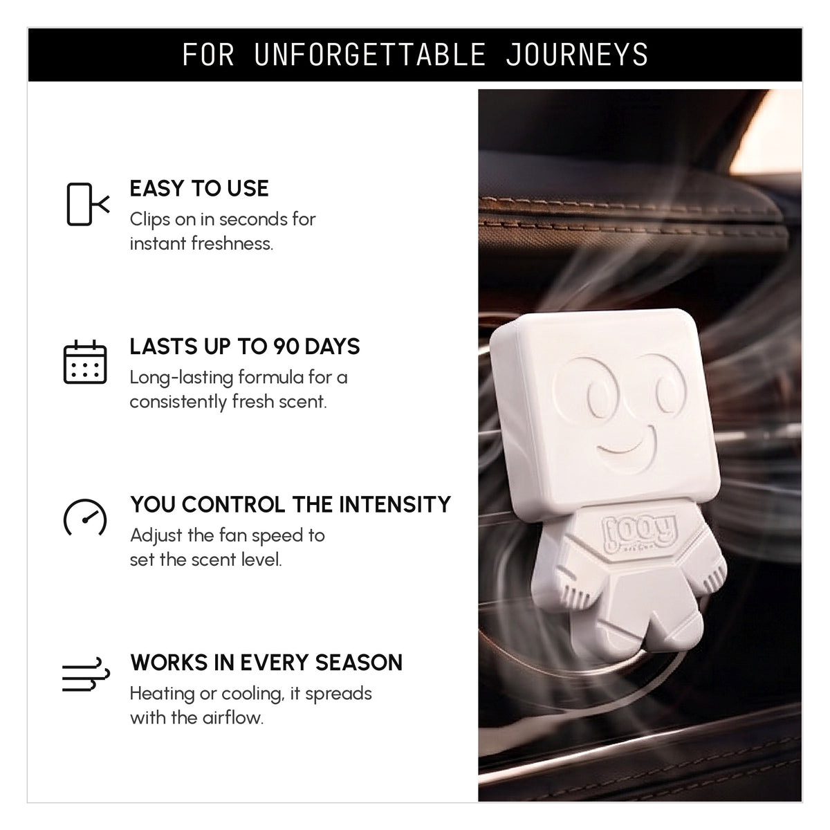 JOOY Car Air Freshener - Vanilla Sandal