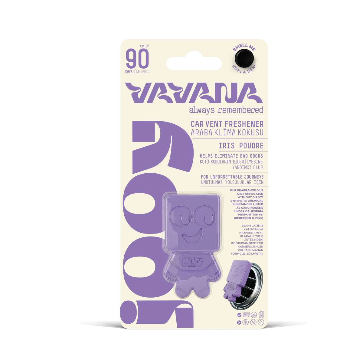 JOOY Car Air Freshener - Iris Poudre