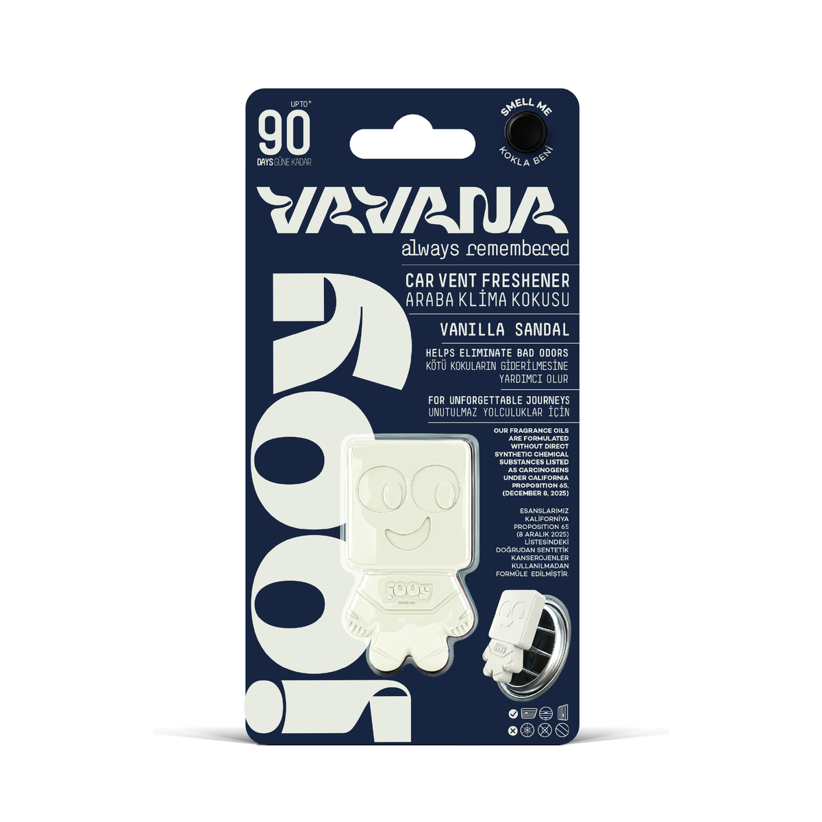 JOOY Car Air Freshener - Vanilla Sandal