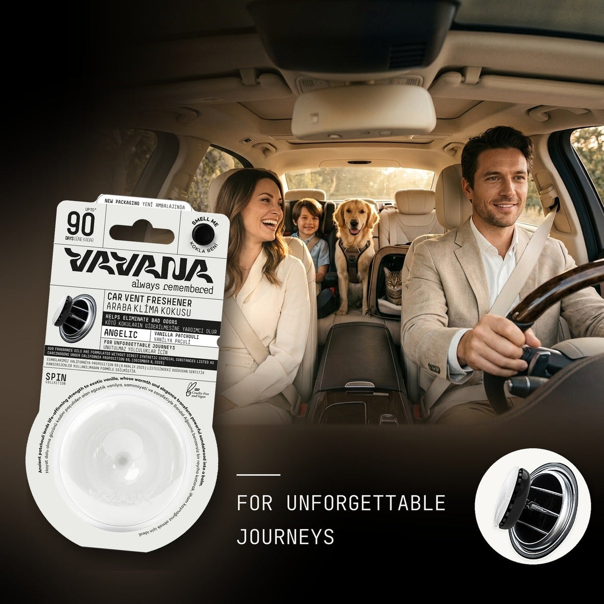 SPIN Car Air Freshener - Angelic
