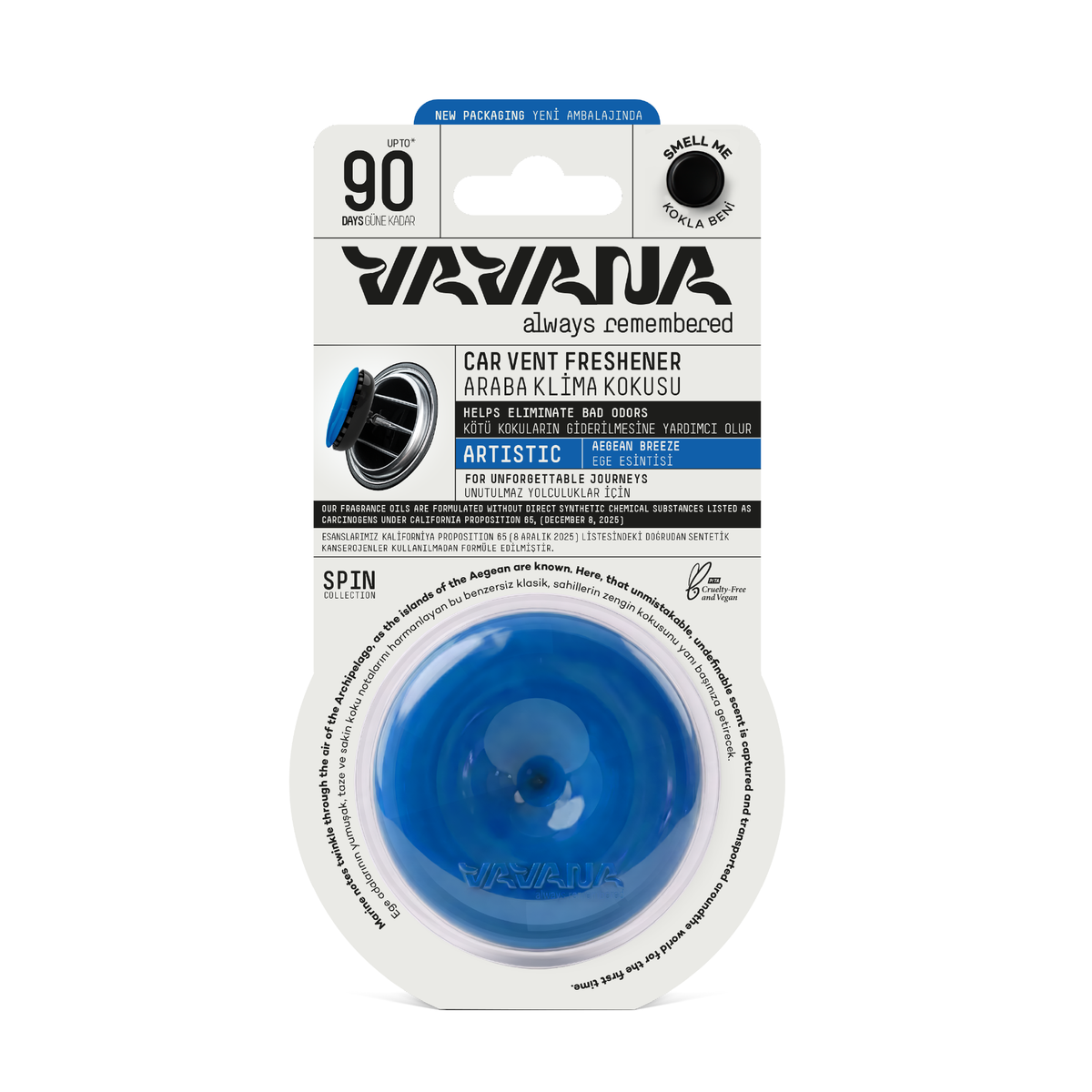 SPIN Car Air Freshener - Artistic