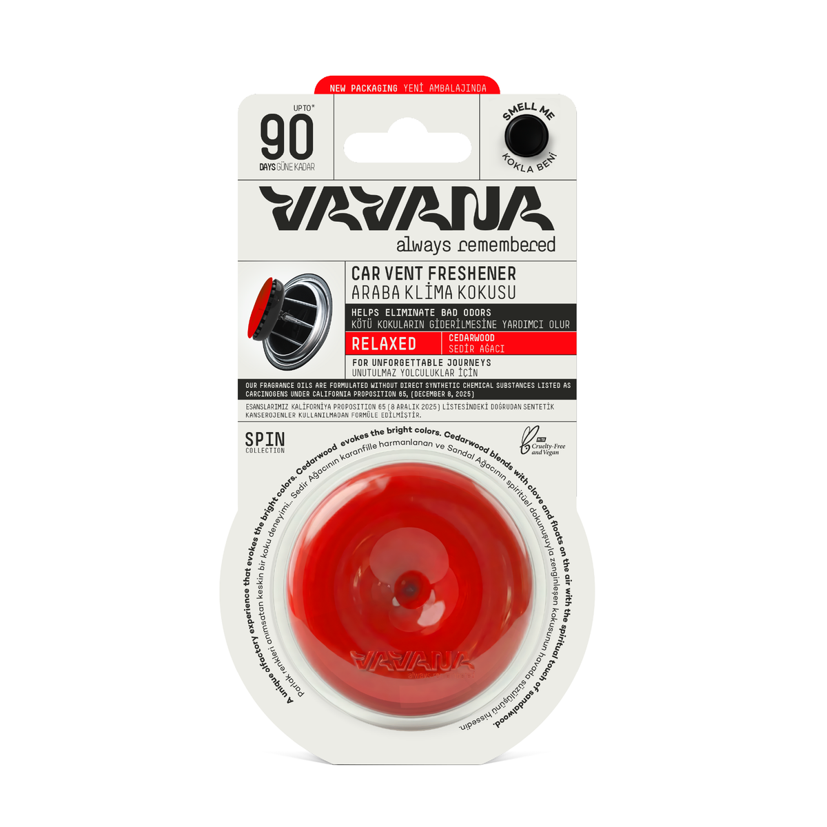 SPIN Car Air Freshener - Relaxed
