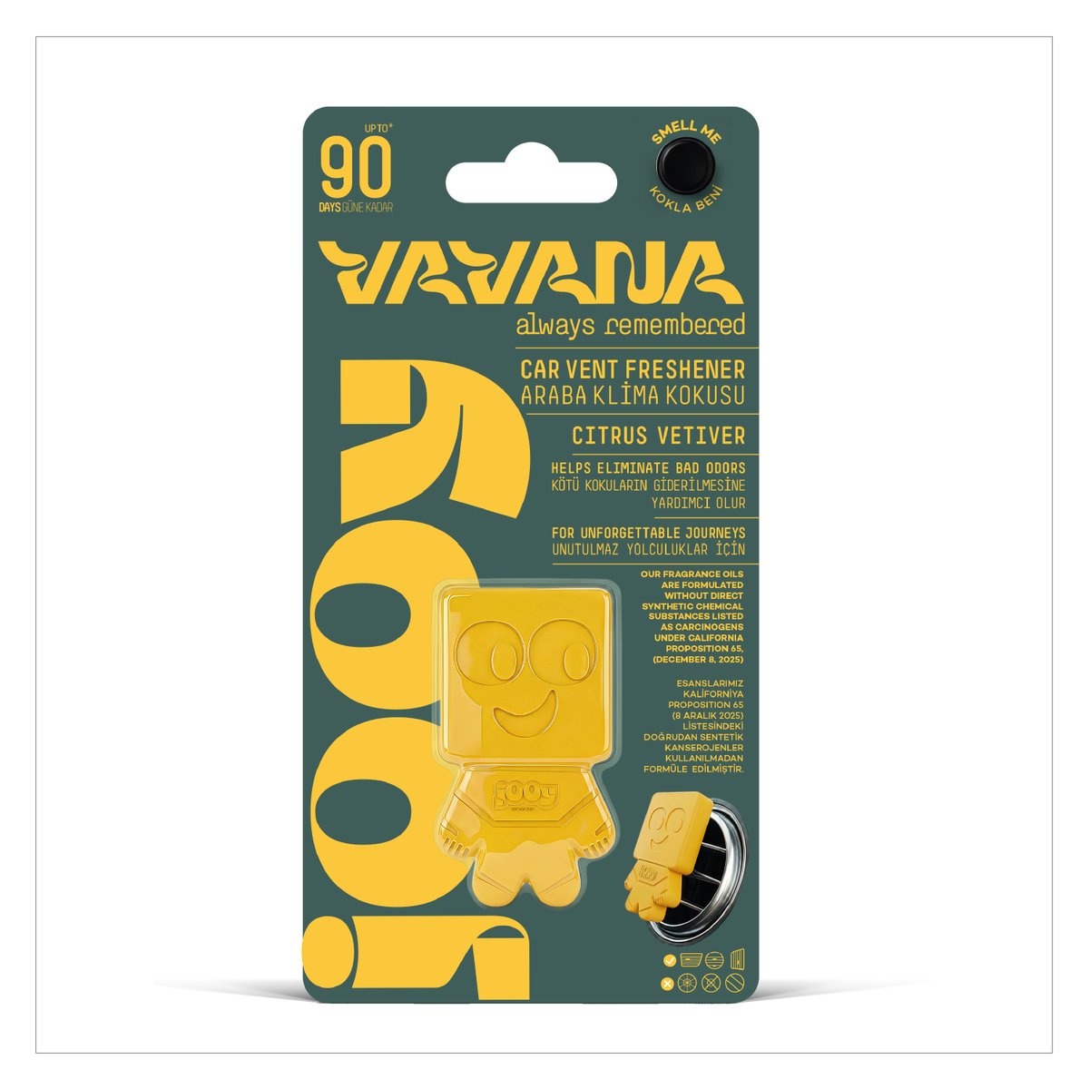JOOY Car Air Freshener - Citrus Vetiver