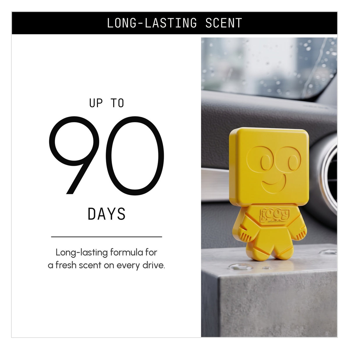 JOOY Car Air Freshener 6-Pack - Citrus Vetiver