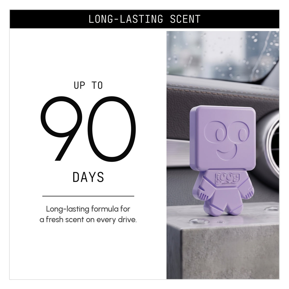 JOOY Car Air Freshener 6-Pack - Iris Poudre