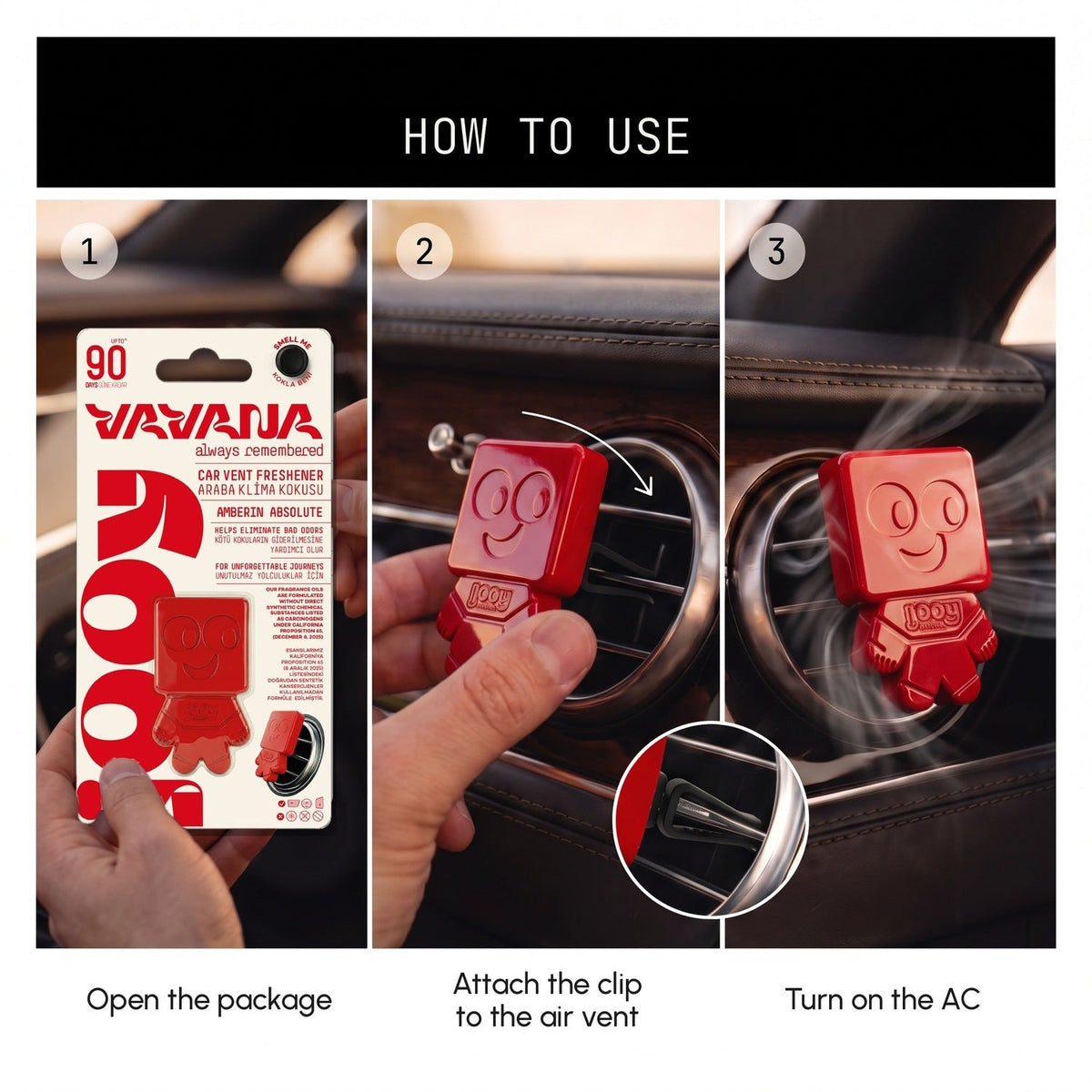 JOOY Car Air Freshener - Amberin Absolute