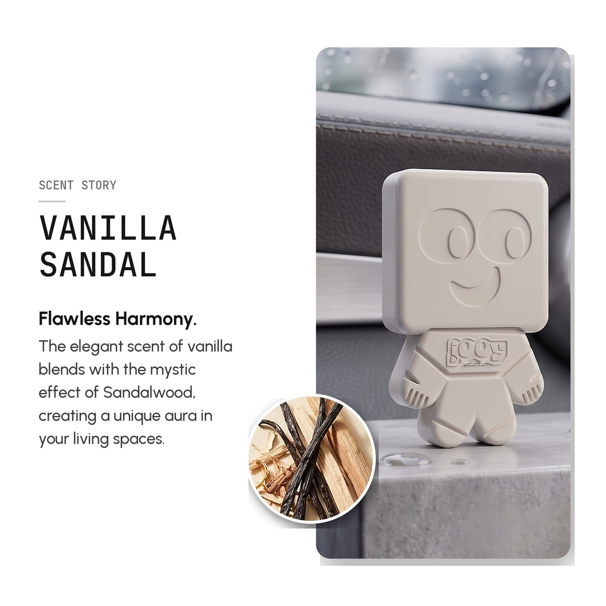 JOOY Car Air Freshener 6-Pack - Vanilla Sandal
