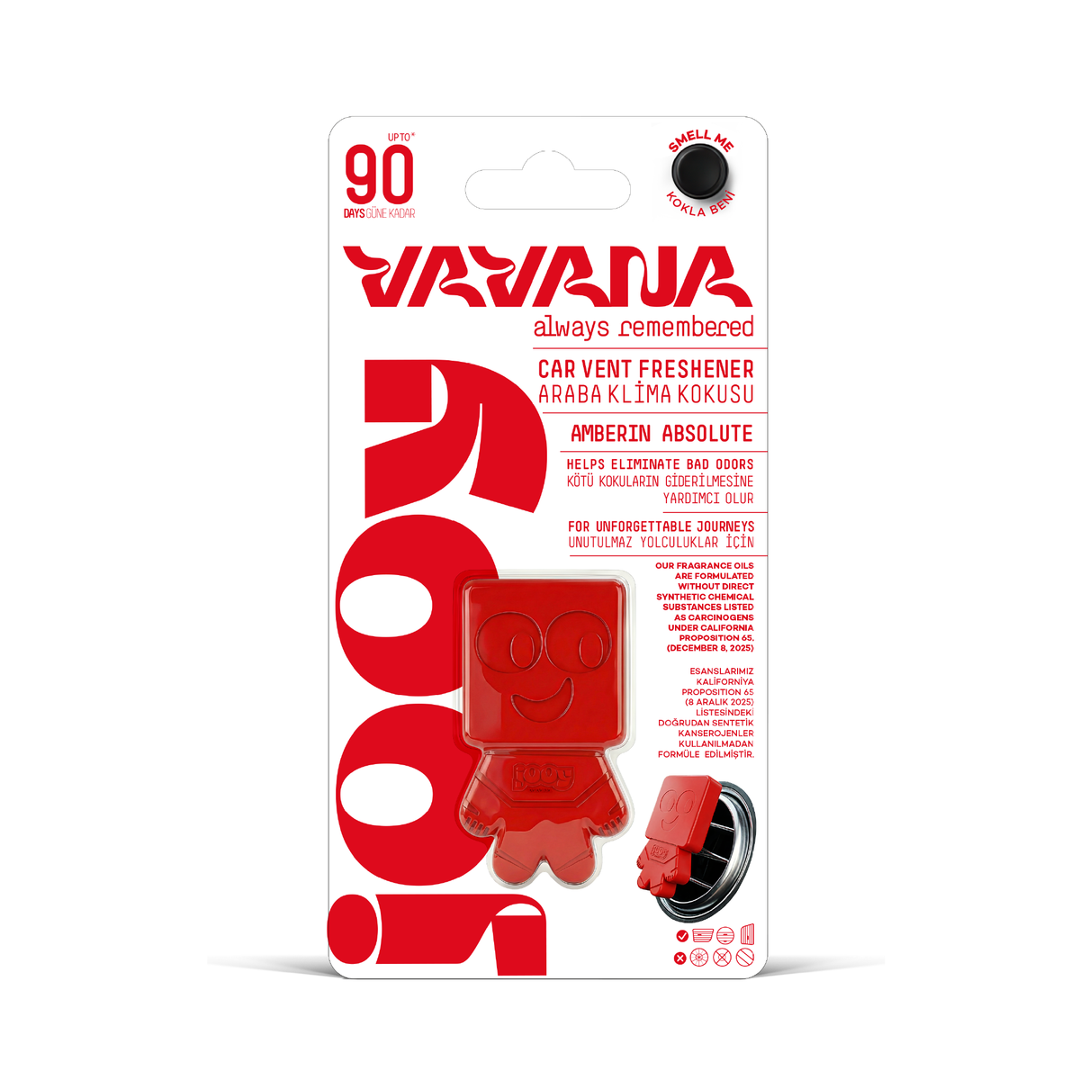 JOOY Car Air Freshener - Amberin Absolute