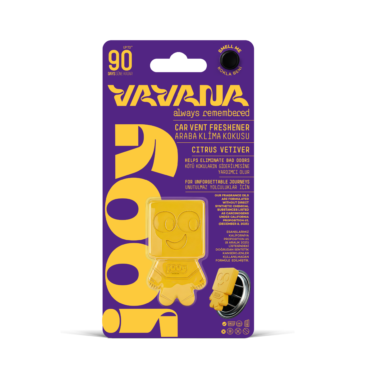 JOOY Car Air Freshener - Citrus Vetiver