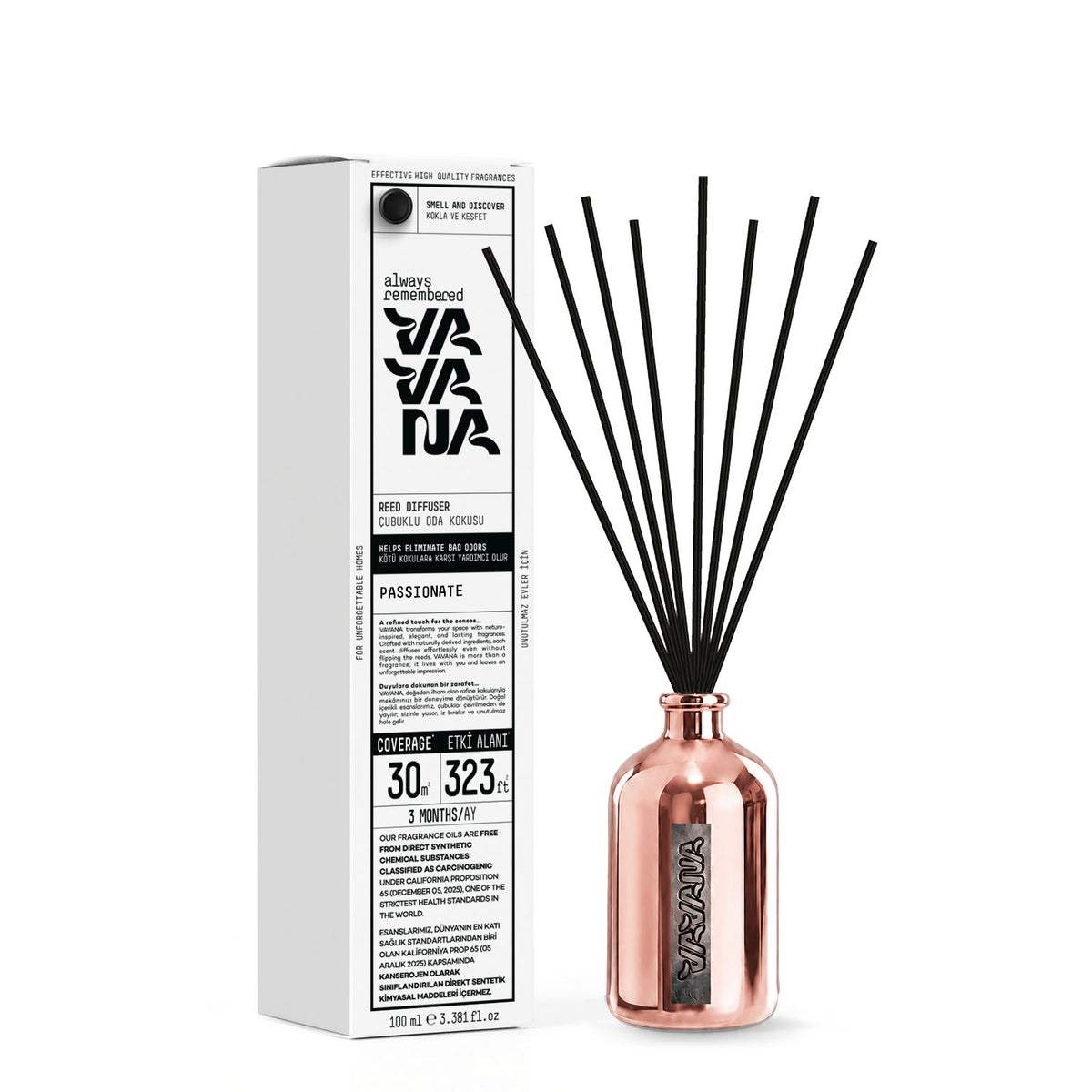 Reed Diffuser 100 ml - Red Patchouli