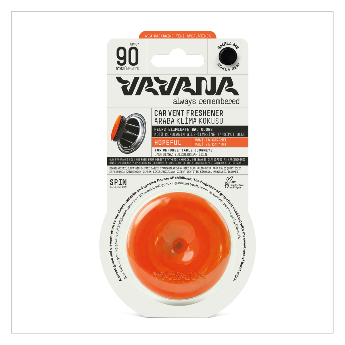 SPIN Car Air Freshener - Hopeful