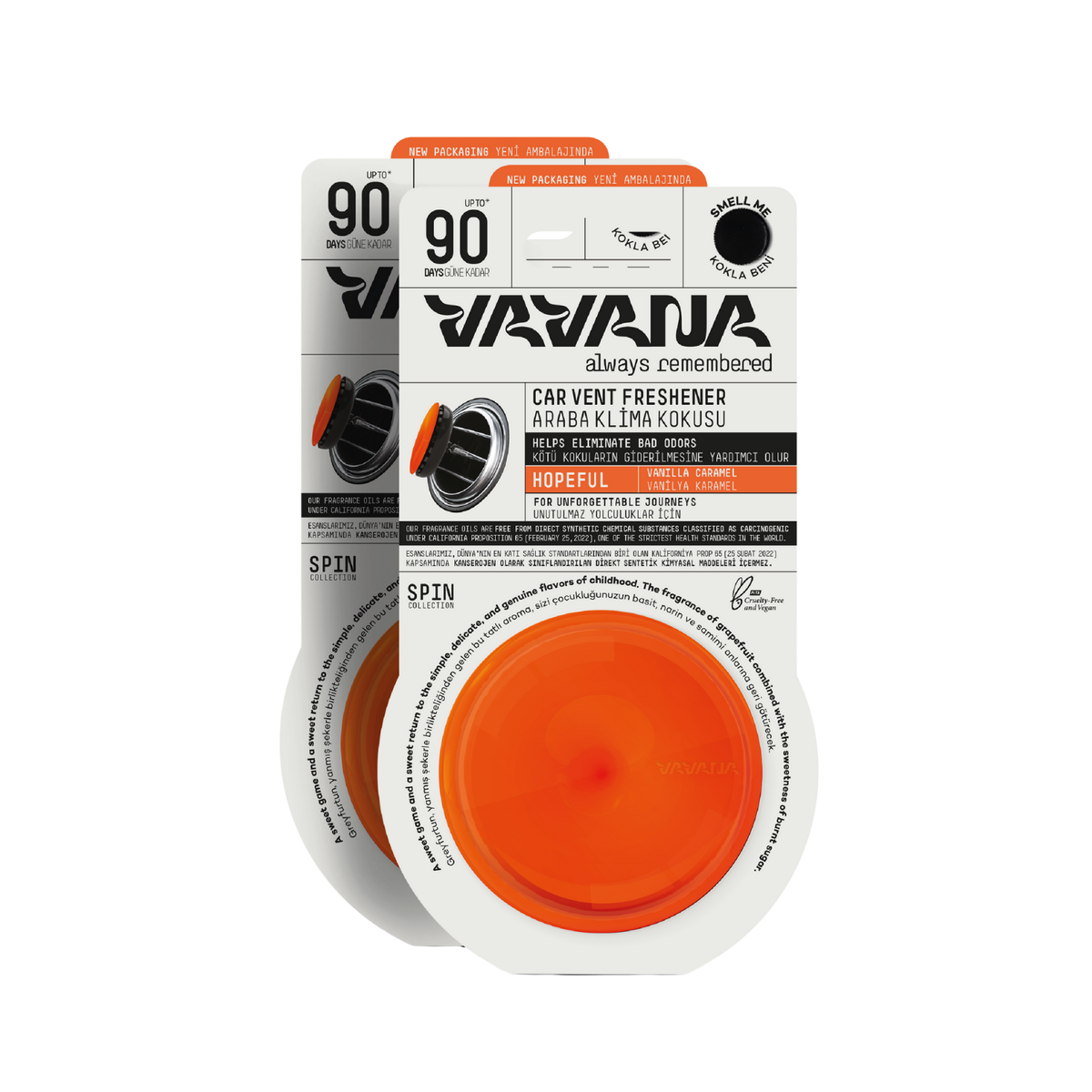 SPIN Car Air Freshener 2-Pack - Hopeful