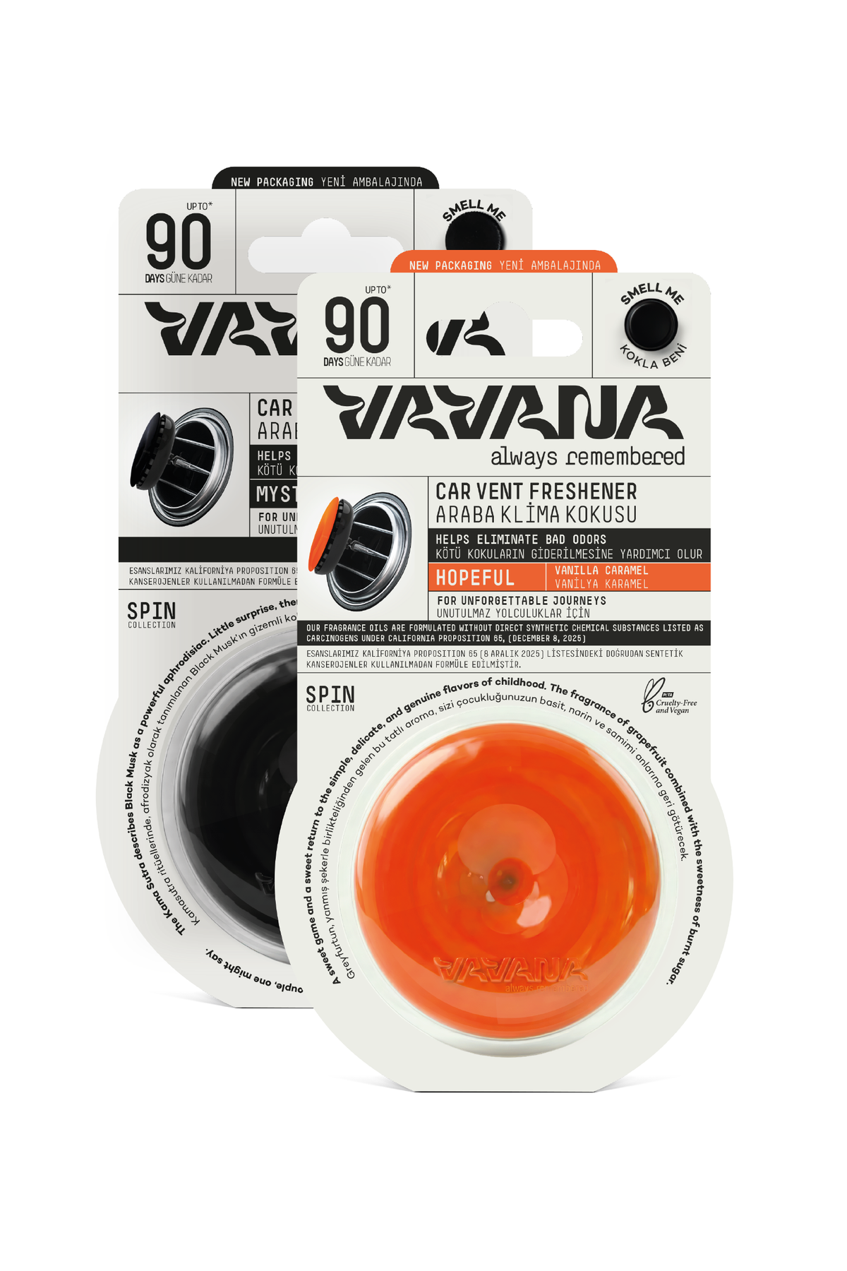 SPIN Car Air Freshener 2-Pack - Hopeful | Mystic