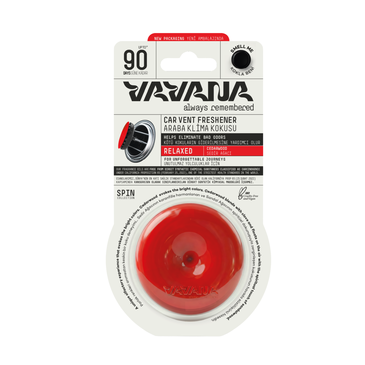 SPIN Car Air Freshener - Relaxed