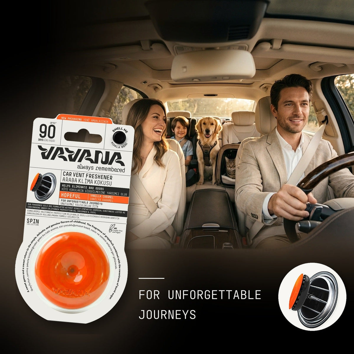 SPIN Car Air Freshener - Hopeful