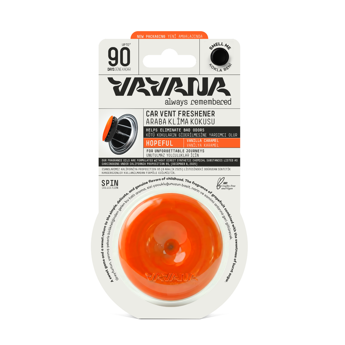 SPIN Car Air Freshener - Hopeful