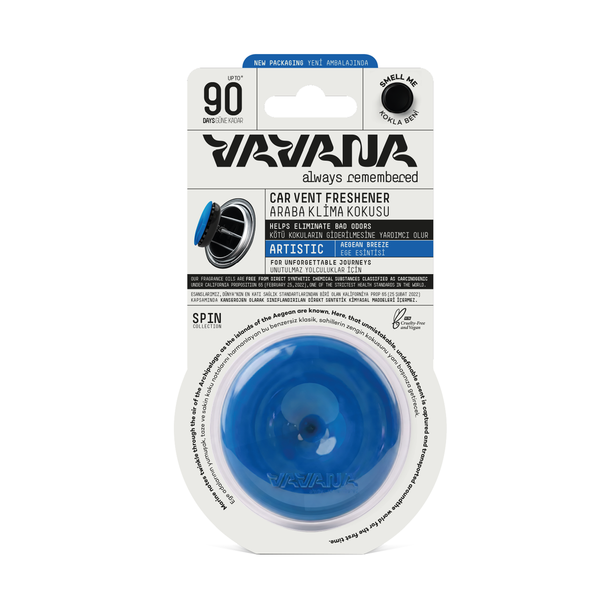 SPIN Car Air Freshener - Artistic