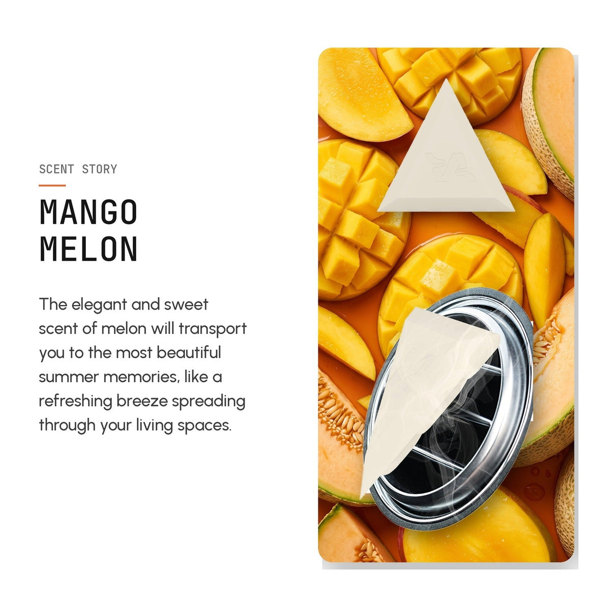 TRIO Car Air Freshener - Mango Melon