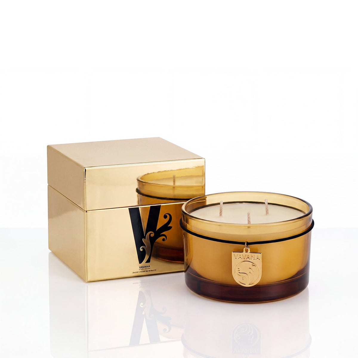 VAVANA Premium Scented Candle 285 g - Amberin Absolute